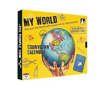 Calendario dell'Avvento My World 2024: visita 24 paesi, esplora culture diverse, crea arti e mestieri originali da ogni paese! Età 9+