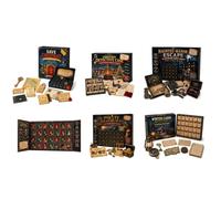 Calendario dell'Avvento Mystery Adventure, 24 giorni | Gioco di puzzle natalizio con 6 temi della storia apre una nuova scoperta ogni giorno Escape Room Countdown regalo per