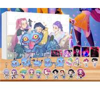 Calendario dell'Avvento Natale K Pop Demon Hunters Rumi Mira Zoey Tiger