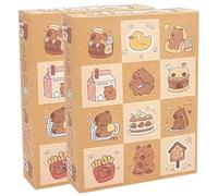 Calendario dell'Avvento natalizio 2025 con 2 scatole, calendario dell'Avvento a tema capibara, 24 giorni, include mini giocattolo capibara, braccialetto, collana, forcina per capelli per bambini