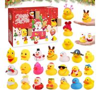 Calendario dell'Avvento per bambini, calendario dell'Avvento 2024, calendario natalizio, anatra da bagno, divertente mini anatre, bambini, Baby Born,