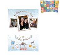 Calendario dell'Avvento Per Ragazze 2024 | Calendario dell'Avvento Di 25 Giorni Gilmore Girls Merchandising Christmas Countdown | Con Patch, Portachiavi, Pulsanti, Magneti,Adesivi E Altro