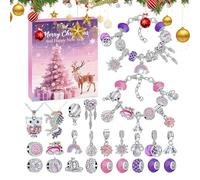 Calendario dell'Avvento per ragazze nel 2025, regalo di Natale 24 giorni, 2025, set di gioielli da donna con conto alla rovescia, per adulti, fidanzata, moglie, famiglia, compleanno, San Valentino