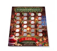 Calendario dell'Avvento Personalizzato con Nome per Bambini, Gratta e Vinci A3 con 24 Caselle e Attività a Sorpresa, Poster Countdown di Natale, Alternativa al Cioccolato, Laboratorio di Babbo Natale