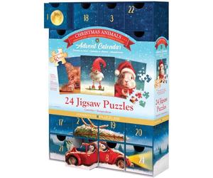 Calendario dell'Avvento puzzle - Christmas Animals - Eurographics 8924-5734