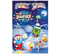 SMARTIES Calendario Avvento 2024 Personaggi di Cioccolato al Latte con Confetti al Cioccolato 193,9g