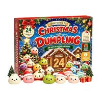 Calendario dell'Avvento Squishy 2026,24 Giorni Di Gnocchi Adventskalender | Gnocchi Squishy Calendario Mini Avvento Fidget Sorpresa Mistero Set Giocattolo Sensoriale Natale Regalo Regalo Regalo Festa