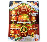 Calendario Dell'Avvento Teddy Lindt Lindor 170gr + Omaggio Cuore + Biglietto di Auguri Natalizio - Buon Natale 2024
