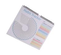 Calendario delle abitudini colorato per pianificare la vita, per allenamenti, motivazione e produttività, strumento per studenti e adulti, calendario colorato per pianificare la vita con rilegatura