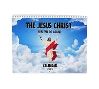 Calendario delle festività 2025, calendario per la casa di Gesù Cristo, calendario per organizzare e pianificare il 2025, decorazioni da parete con calendario cristiano, calendario 2025, calendario