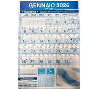 CALENDARIO DELLE MAREE 2026 ZONA RAVENNA LIDI NORDI EMILIA ROMAGNA