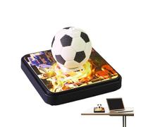 Calendario delle sculture di calcio - Decorazioni artistiche per scrapbook di calcio | Cuscinetto memo in carta rotta a mano con note adesive per scrapbooking decorazioni per la casa, e