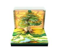 Calendario Desktop Decor 3D Notepad Casa sull'albero Romanzo Blocco Note 3D Pad Compleanno 2026 Memo Note Carta Natale N0b0 Uffici
