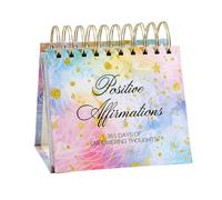 Calendario di affermazione da donna, calendario perpetuo da scrivania in piedi, 365 giorni di citazioni motivazionali quotidiane, decorazione da scrivania ispiratrice per ufficio e casa, regalo