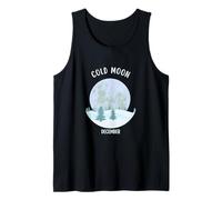 Calendario di Dicembre con Luna Piena Fredda - Top, Magliette e Accessori Canotta