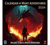 Calendario di molte avventure 2024 Gioco di strategia con pianificazione e eleme