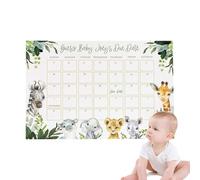 Calendario di previsione della data di scadenza del bambino, del | Targa per calendario del bambino con data di scadenza,