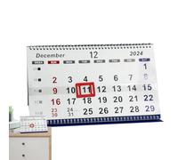 Calendario di spedizione, calendari per barche, Calendario da parete per barche 2025, Con cornice rossa con datario, include il calendario dicembre 2024-gennaio 2026 per la pianificazione del lavoro