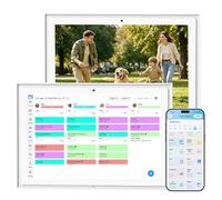 Calendario digitale da 10,1 pollici, calendario elettronico da 32 GB, HD Smart WiFi Touchscreen Programma familiare interattivo, pianificatore dei pasti, tabella delle attività, lista delle cose da