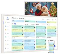 Calendario digitale da 32 pollici, cornice digitale per pianificatore da parete, display touchscreen interattivo 1080p, calendario elettronico, ricompensa stellare, sincronizzazione Google iCloud
