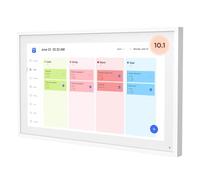 Calendario digitale intelligente da 10,1 pollici, calendario da tavolo elettronico, 1920 x 1080 IPS Full HD, display touch screen per pianificare i pasti in famiglia, semplificare l'organizzazione