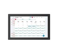 Calendario digitale Smart Photo Frame 10.1/15.6 pollici 1080P Touchscreen, WiFi Cloud Frame con programma familiare, grafico delle faccende, pianificazione pasti e condivisione app, display da parete