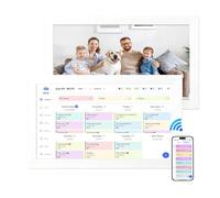 Calendario Digitale Touch Screen, Calendario Elettronico, Schermo Tattile IPS HD, 1920 × 1080, Supporto Parete, per Hotel, Bed & Breakfast e Case Vacanze per l’Arredamento(White)