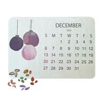 Calendario Ecologico Piantabile Love Seed 2026, Calendario Da Tavolo Piantabile In Carta, C-alendario Planare 12 me-si Per Aula, Agenda Mensile Con Inchiostro Resistente Allos Sbiadimento Come Regalo