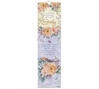 Calendario Emily stretto 2024 da parete (12.5 x 48 cm)