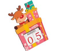 Calendario fatto a mano di Natale conto alla rovescia in legno con piastrelle numerate Famiglie Festa Festa Attività Decorazione Per Casa Famiglia Calendario dell'Avvento