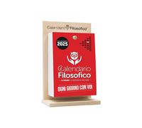 CALENDARIO FILOSOFICO 10X14 CON SUPPORTO IN LEGNO INTEMPO