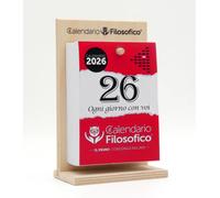 CALENDARIO FILOSOFICO 2026 A4 A5 A6 A7 A8 SUPPORTO LEGNO CARTONE THE BEST OF