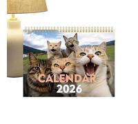 Calendario Gatti 2026,Promemoria Per Le Feste Mensili In Formato Verticale - Calendario Per Gli Amanti Dei Gatti,Per La Casa, Camera Da Letto, L'Aula, Adulti, Bambini, Studenti E Insegnanti