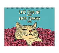 Calendario gatto - Calendario da parete 2026, adorabile decorazione per ufficio a casa, per un regalo di festa di compleanno di viaggio, visualizzazione del frigorifero di matrimonio con