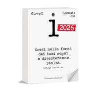 Calendario Geniale 2026. Il Primo e L’Originale. Idea Regalo Filosofico. Calendario da tavolo con scatola regalo. Ogni giorno Frasi Filosofiche. Bonus digitali. Ricarica 10 x 14 cm.