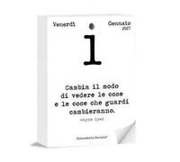 Calendario Geniale 2027 Eco Sostenibile. Il Primo e L'Originale. 365 giorni di Frasi Filosofiche. Ricambio 10x14 cm formato A6 da tavolo. Bonus digitali. Ogni giorno una Frase. Idea Regalo Filosofico
