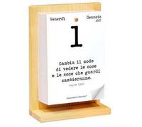 CALENDARIO GENIALE 2027 - CON SUPPORTO IN LEGNO