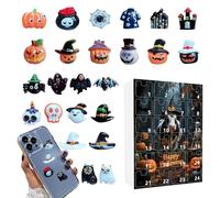 Calendario giocattoli Halloweens - Countdown Advent con mini figure horror da collezione, scatola regalo festiva spaventosa | Visualizzazione vacanze stagionali per adolescenti