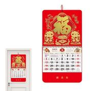 Calendario Giornaliero 'Anno del Serpente - Oroscopo Cinese 2024, Calendario Astrologico | Monitoraggio Giorni Serpente, Previsioni, Decorazione , Regalo Anno del Serpente
