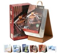 Calendario Giornaliero Interattivo Da Colorare 2026, C alendario Da Tavolo Con Supporto, Gennaio 2026 - Dicembre 2026, CalendariDa Tavolo 2026 Per Una Facile Organizzazione (Calendario della memoria)