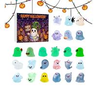 Calendario Halloween Conto Alla Rovescia Fantasma | Calendario 24 Giorni Conto Alla Rovescia con Fantasmi in Miniatura | Carina Scultura al Buio | Per Famiglia Adolescenti Adulti