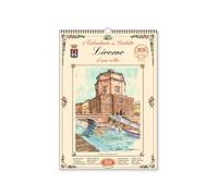 Calendario in Dialetto Livornese, Edizione con Spirale e Gancio, Arte Locale e Tradizioni, Formato da Parete, Livorno