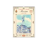 Calendario in Dialetto Messinese, Edizione con Spirale e Gancio, Arte Locale e Tradizioni, Formato da Parete, Messina