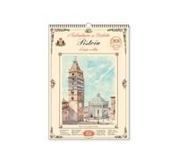 Calendario in Dialetto Pistoiese, Edizione con Spirale e Gancio, Arte Locale e Tradizioni, Formato da Parete, Pistoia