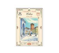 Calendario in Dialetto Udinese, Edizione con Spirale e Gancio, Arte Locale e Tradizioni, Formato da Parete, Udine