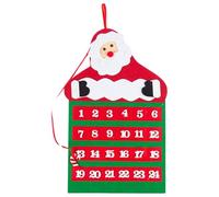 Calendario In Feltro Per Il Conto Alla Rovescia Di Natale: Display 'Avvento Tessuto, Grafico Delle Festività, Organizzatore Stagionale, Lavagnetta Tascabile, Tracker Storie Riutilizzabile