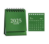 Calendario in piedi in - Calendario da tavolo 2025 | calendario da scrivania girevole a 360 gradi, ufficio a doppio lato, calendario pieghevole per la sala da pranzo, calendario