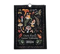 Calendario lunare 2024, calendari da parete colorati Waterink