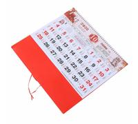 Calendario lunare tradizionale: calendario da parete dello zodiaco cinese 2026,