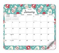 Calendario magnetico 2026 per frigorifero, 24 mesi, 33 x 29 cm, da gennaio 2026 a dicembre 2027, calendario mensile da parete per frigorifero, decorazione stagionale e festività, per la casa, facile